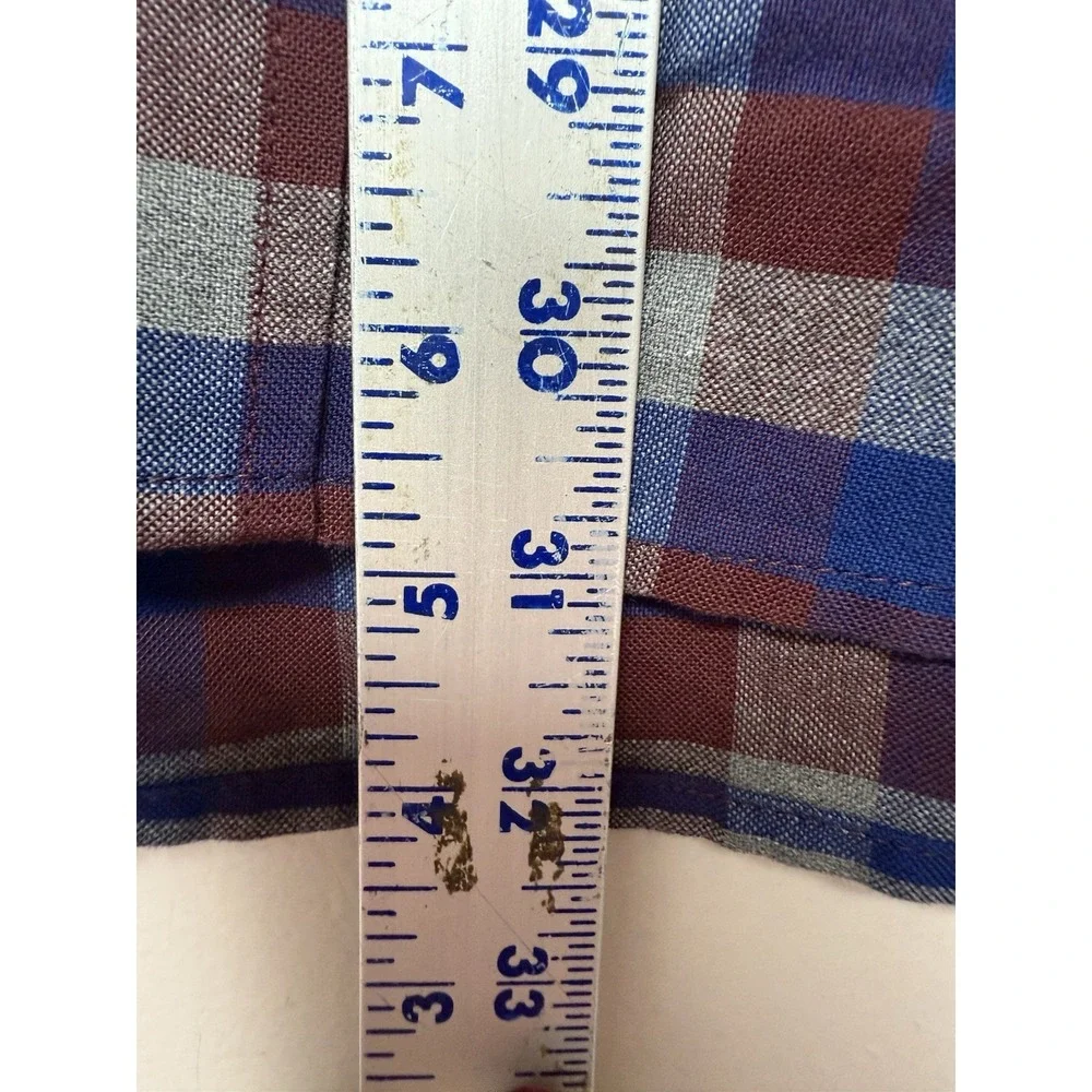 St Johns‎ Bay Men's Checkered Long Sleeve Button Up Size XL